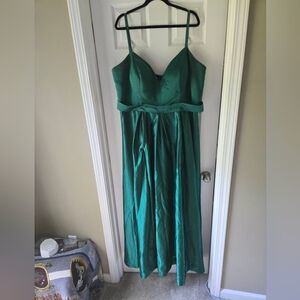 Green Full Ball Gown